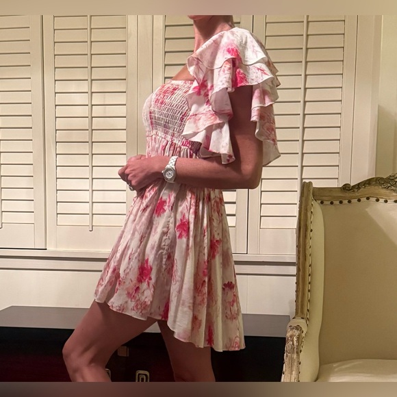 MISA Los Angeles on or off shoulder babydoll dress - Picture 8 of 13